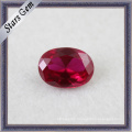 Factory Price Synthetic Gemstone Corundum 5# Ruby for Jewelry